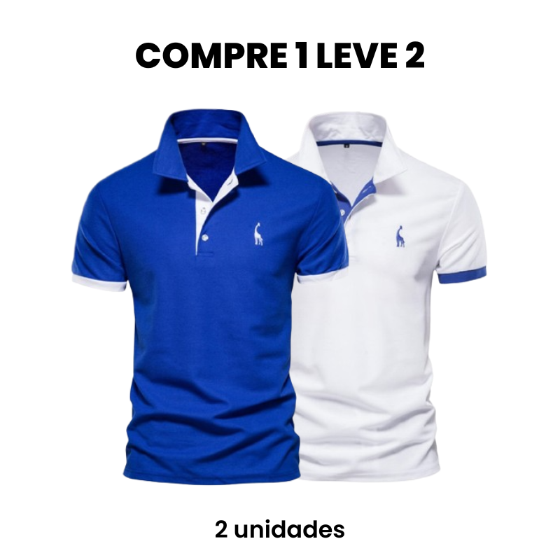 Camisa Masculina Polo Personi (Compre 1 Leve 2) OFERTA EXCLUSIVA