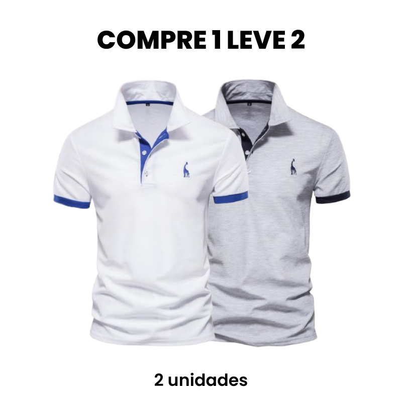 Camisa Masculina Polo Personi (Compre 1 Leve 2) OFERTA EXCLUSIVA