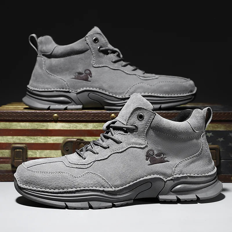 Bota Masculina De Couro L Deck