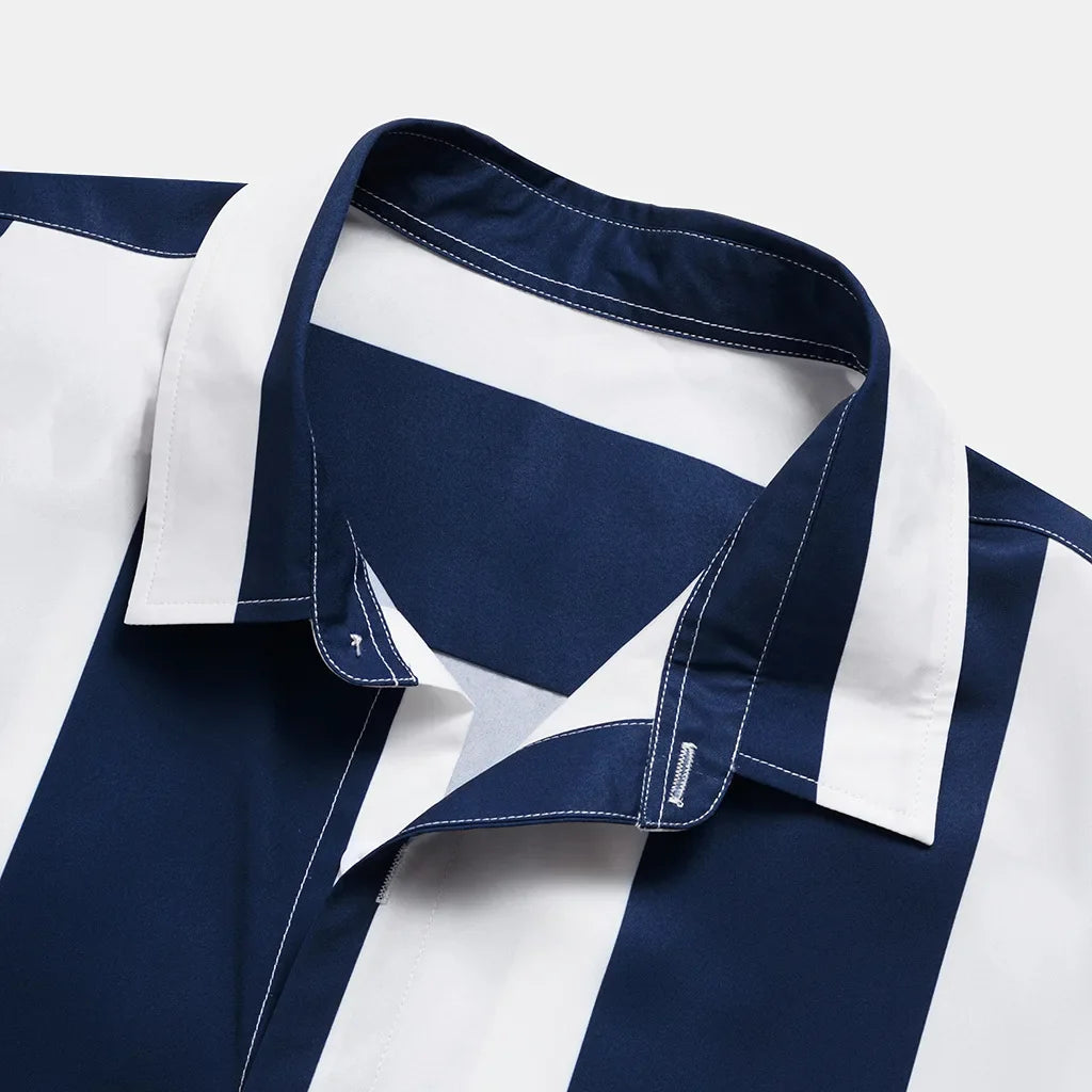 Camisa Casual Masculina Listrada