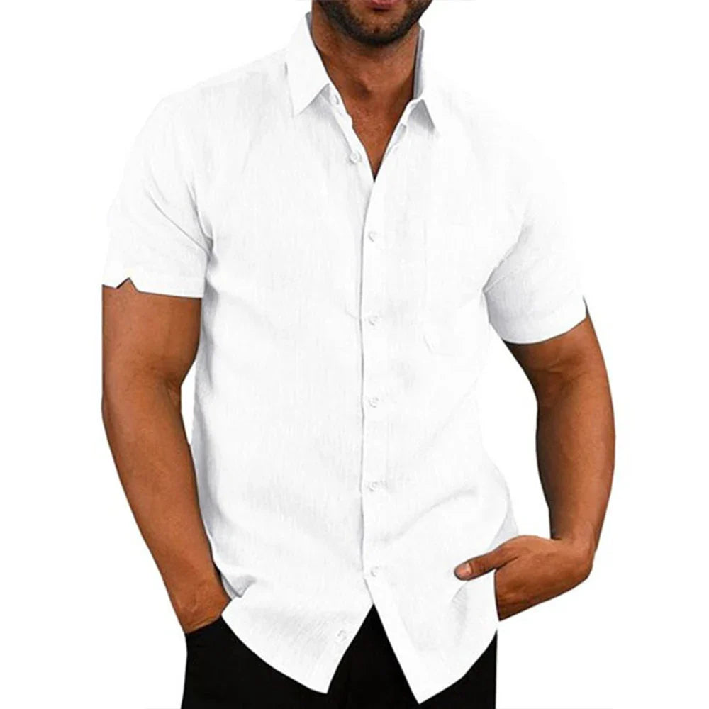 Camisa de Linho Masculina Genebra