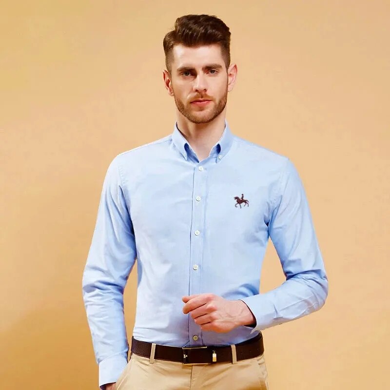 Camisa Masculina Cavalins Manga Longa