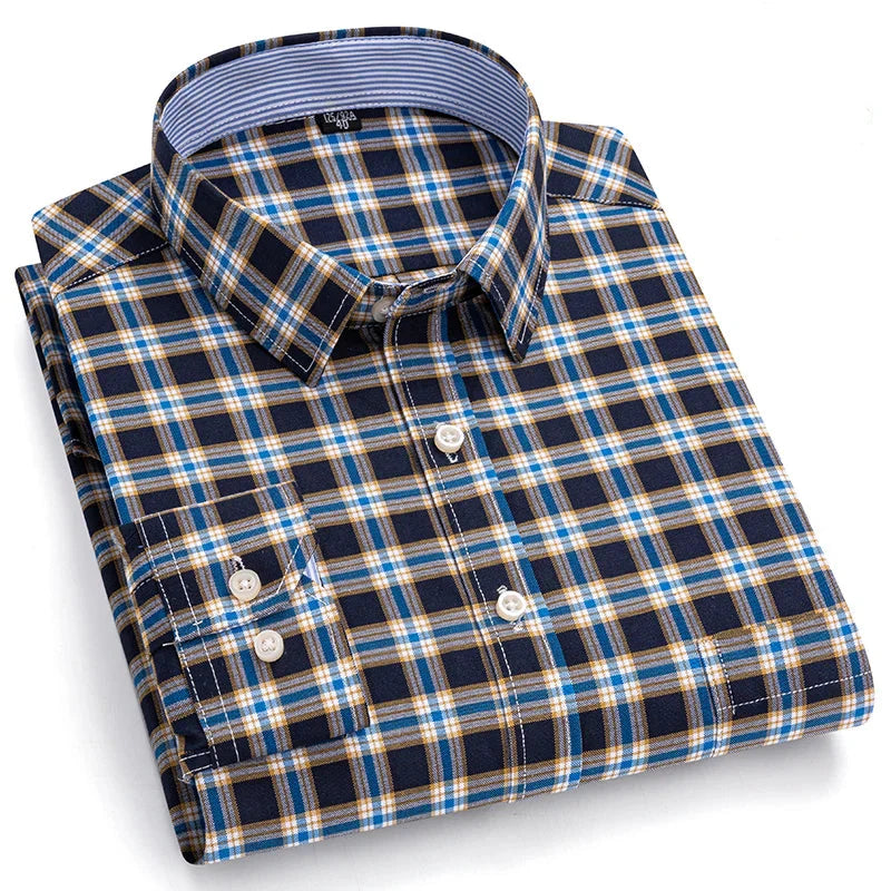 Camisa Masculina Xadrez Barreto Manga Longa